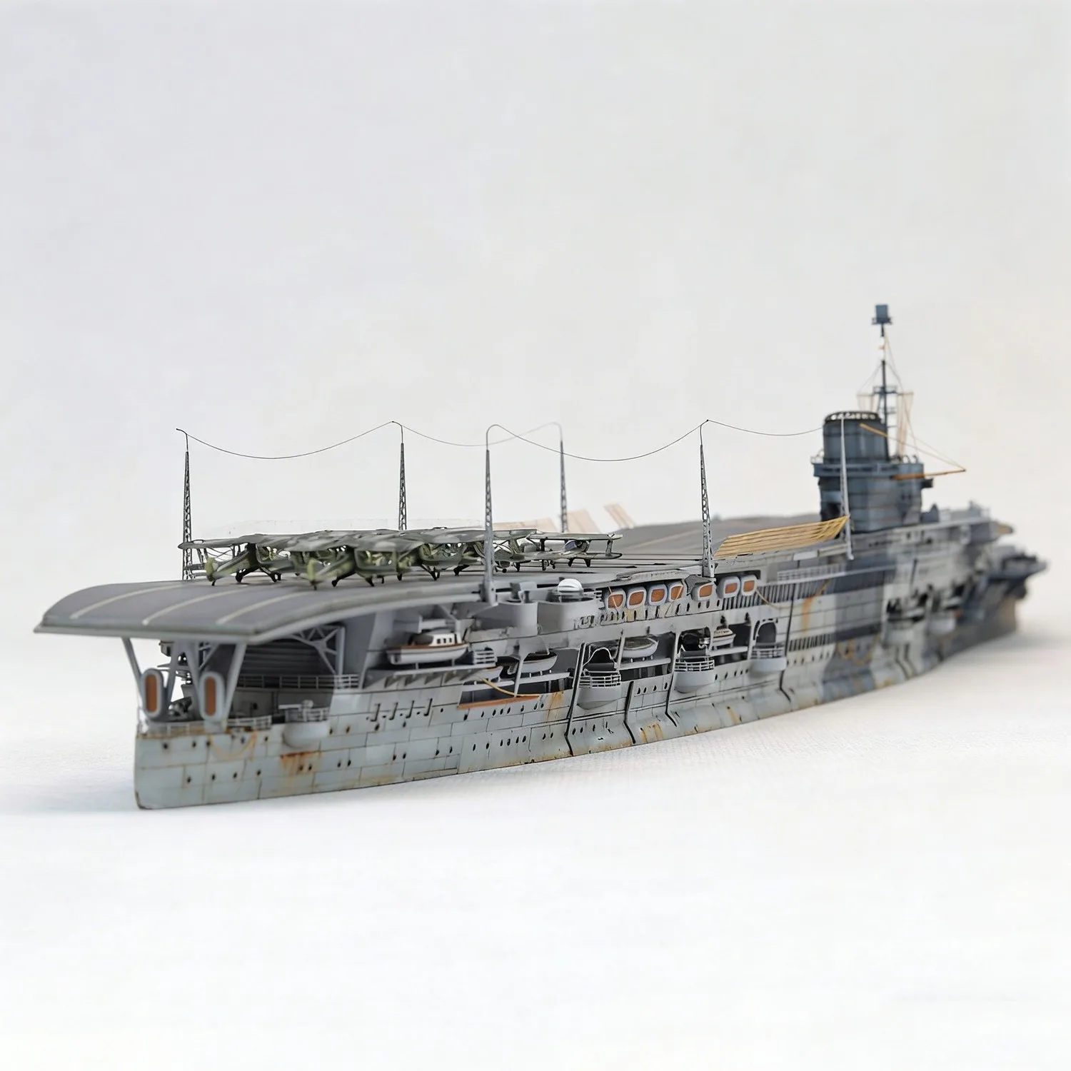 

1/700 HMS Glorious Aircraft Carrier Assembly Model Made of Resin Material Ships Static Model Ship Toy Warship Model Ornament