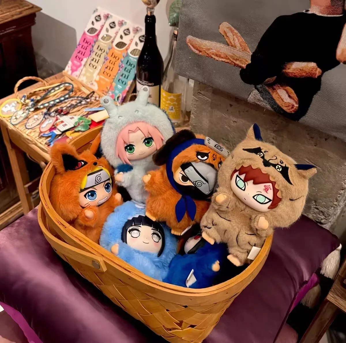 TOP TOY オリジナル エーキ ナルト ブラインドボックス 疾風伝 ビーストパーティーシリーズ ぬいぐるみ かわいい男性人形 大人向けギフト