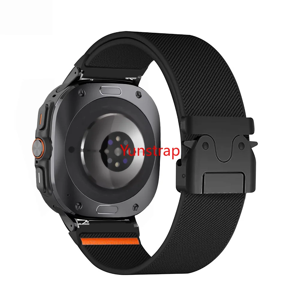 Für Samsung Galaxy Watch 8 8Classic Ultra 2 1 Armband Elastisches Nylon-Fallschirmschnallenarmband Galaxy 8 40mm 44mm 46mm 47MM Band