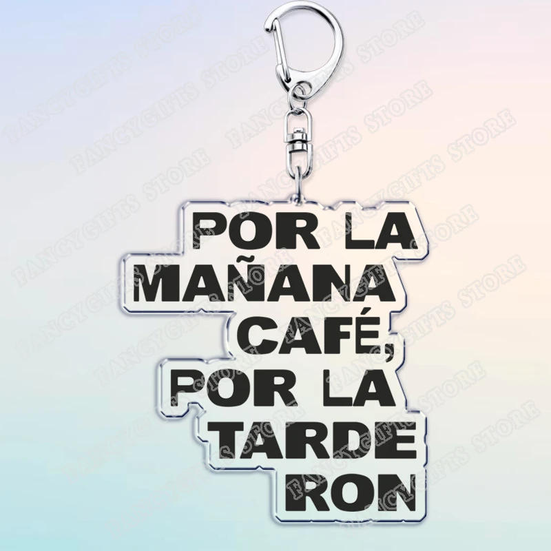 Puerto Rico Music Keychains for Accessories Bag Boricua Reggaeton Latino Un Verano Sin Ti Keyrings Jewelry Fans Friends Gifts