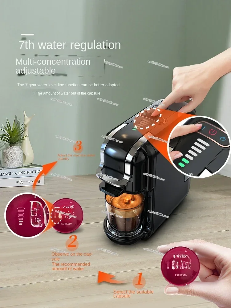 Italian Capsule Multi-compatible Automatic Coffee Machine: Household Small Coffee Powder Machine