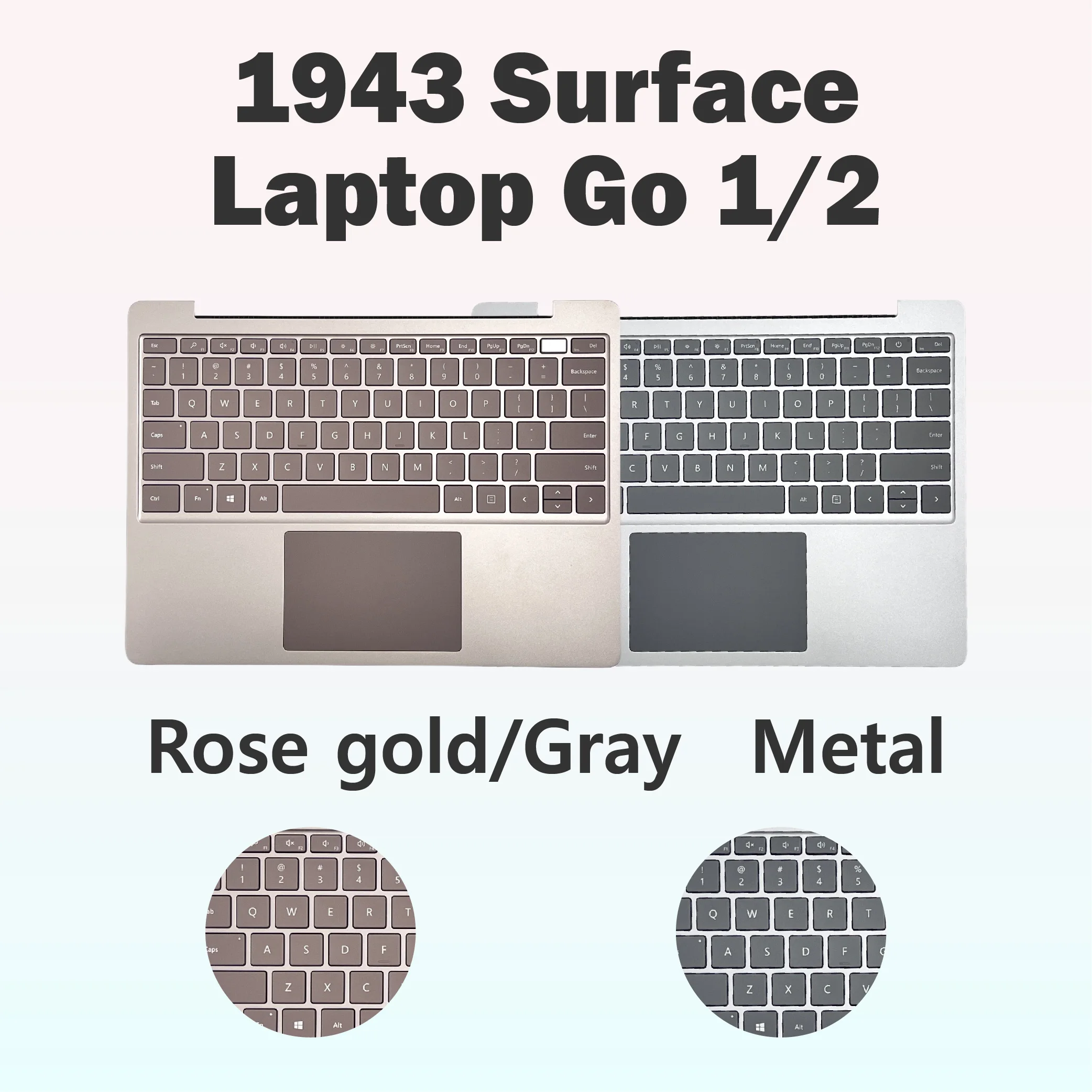 لوحة مفاتيح مع لوحة التتبع 1943 لأجهزة الكمبيوتر المحمول Microsoft Surface Go 1/2 Gen 2020 2022 100% جودة عالية