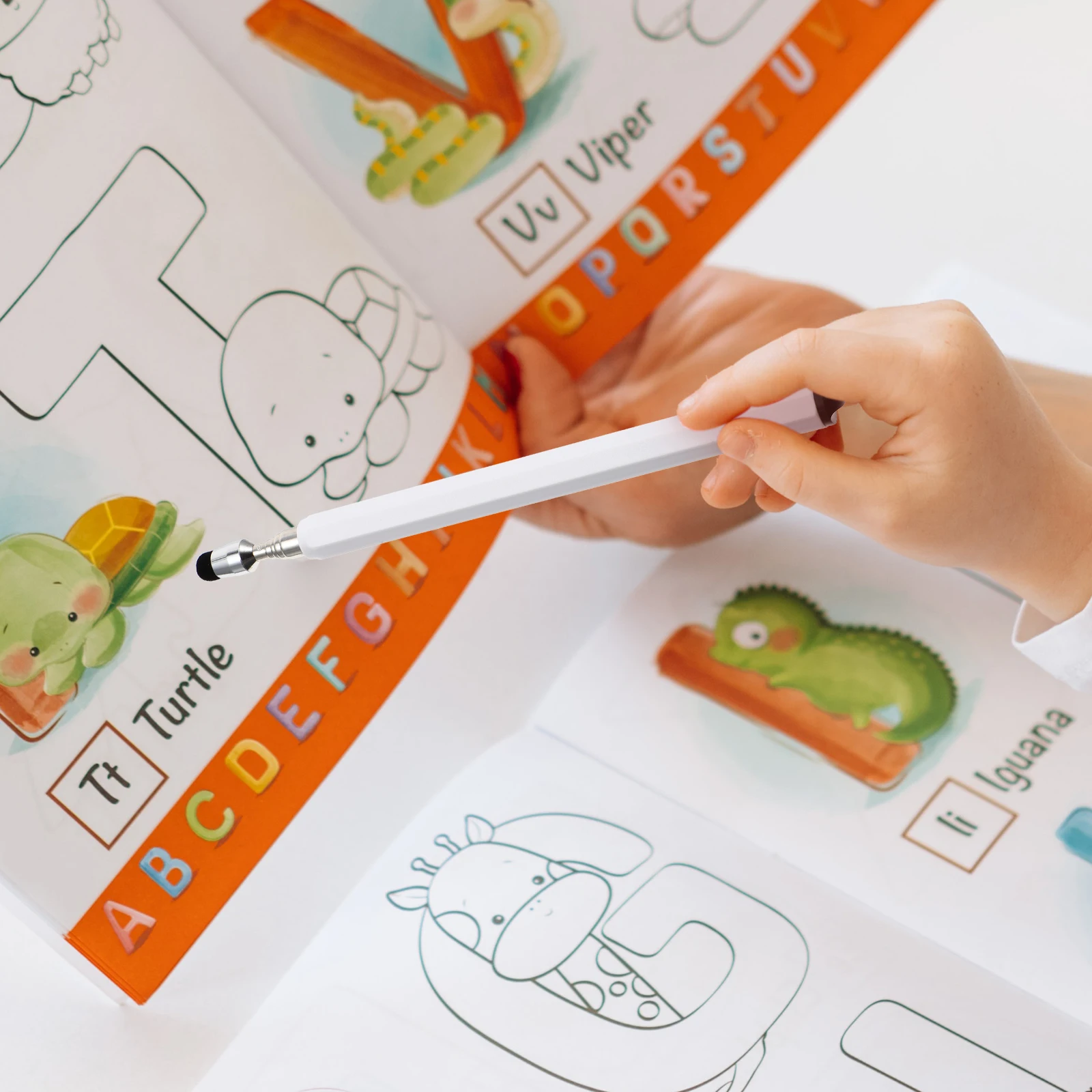 

Stylus Whiteboard Pointer Retractable Hand Handheld Non-skid Handle Teaching for Classroom Telescopic Nylon Teachers