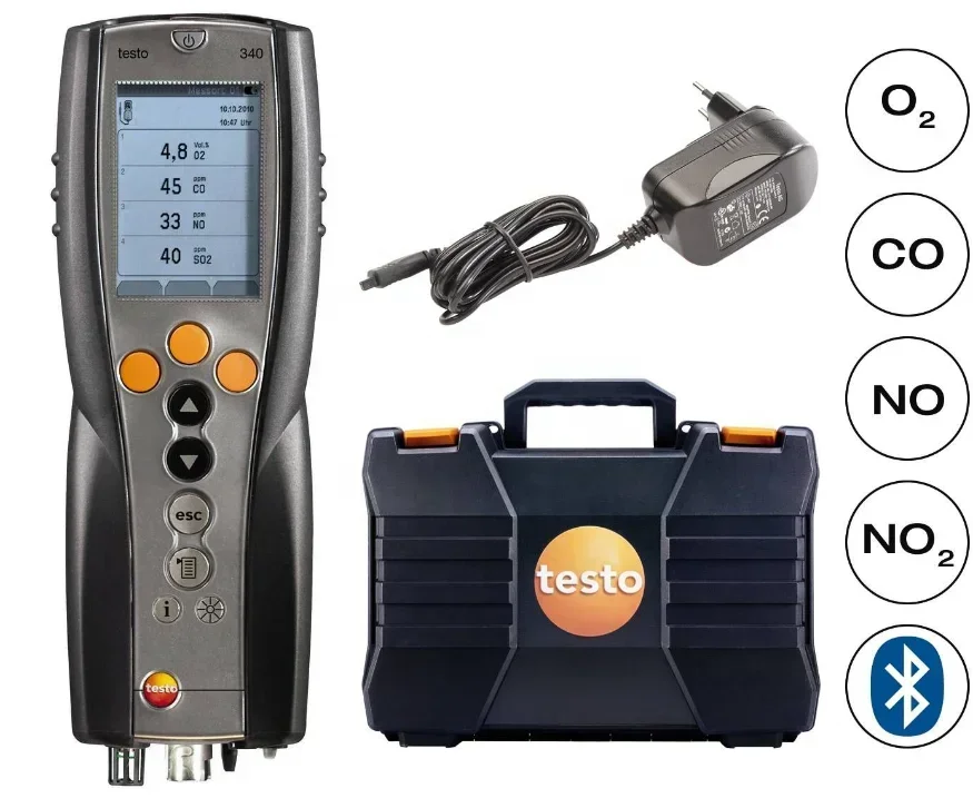 2025/عرض ساخن TESTO 340 محلل غاز المداخن المدمج ذو 4 مكون بسعر منخفض #1