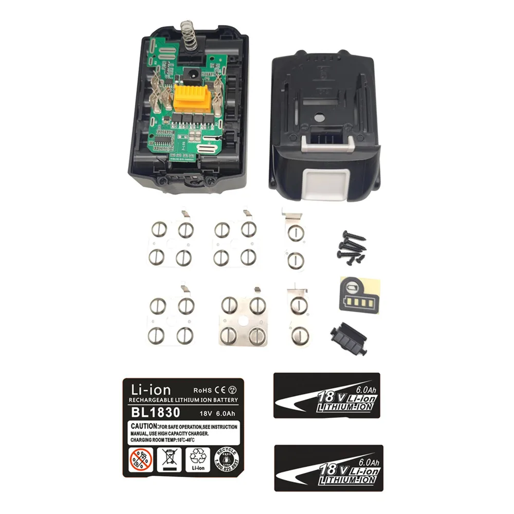 Tool Battery Case 5S2P 18650 For Bosch BAT610 BAT609G BAT618 Makita 18V BL1830 6.0Ah Milwaukee M18  Dewalt wiithout Batteries