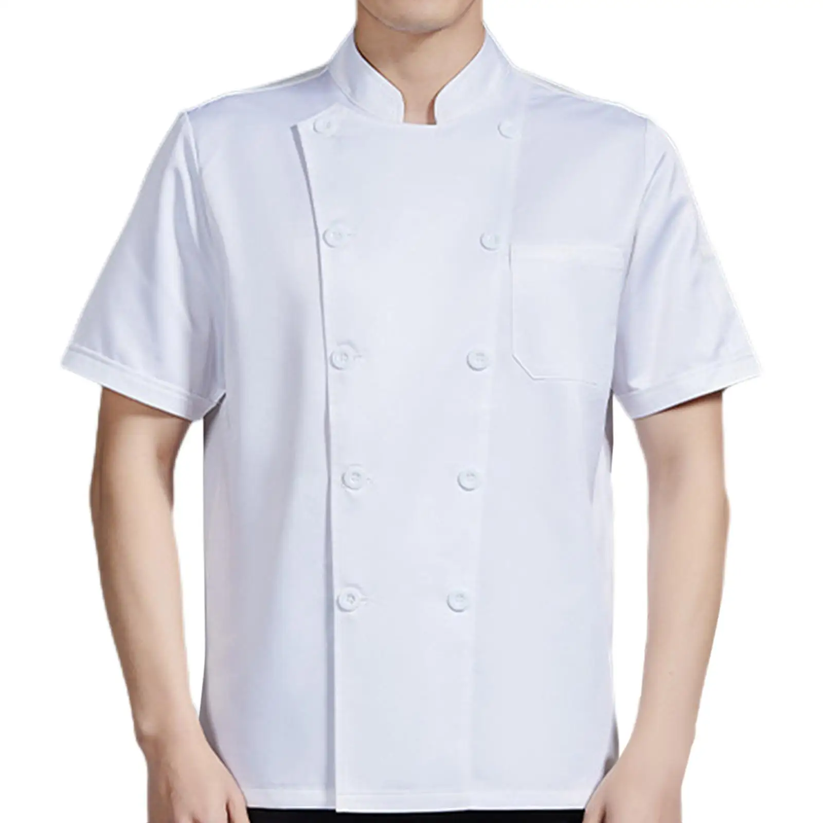 Jaqueta Chef para Indústria Alimentar, Uniforme Garçom, Casaco Chef, Camisa, Workwear, Uniforme