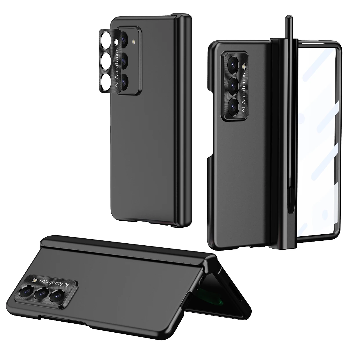 

Чехол для Samsung Galaxy Z Fold 5 4 3, прозрачный с S-пленкой, полная защита для Samsung Galaxy Fold5 Fold4 Fold3