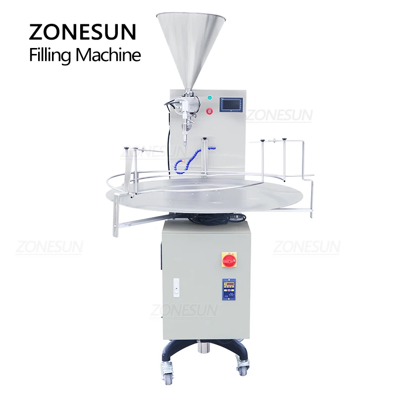 ZONESUN ZS-VTRP1 automatico pasta riempitrice attrezzature servomotore rotore pompa bottiglia riordinatore crema miele