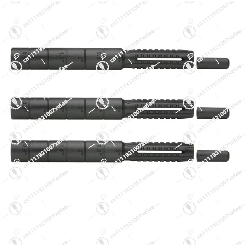 

Golf club expander, steel rod, butt inner diameter extends from 0.470 inches to 0.585 inches golf