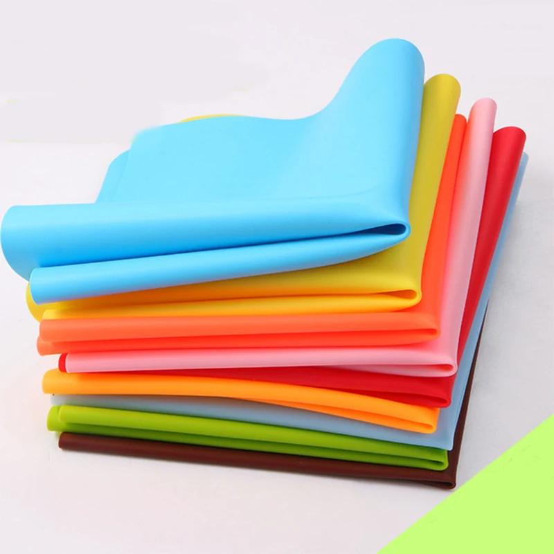 Silicone Mat Baking Liner Oven Mat Reusable Heat Insulation Pad Dough Maker Pastry Kneading Rolling Dough Pad Kitchen Accessory