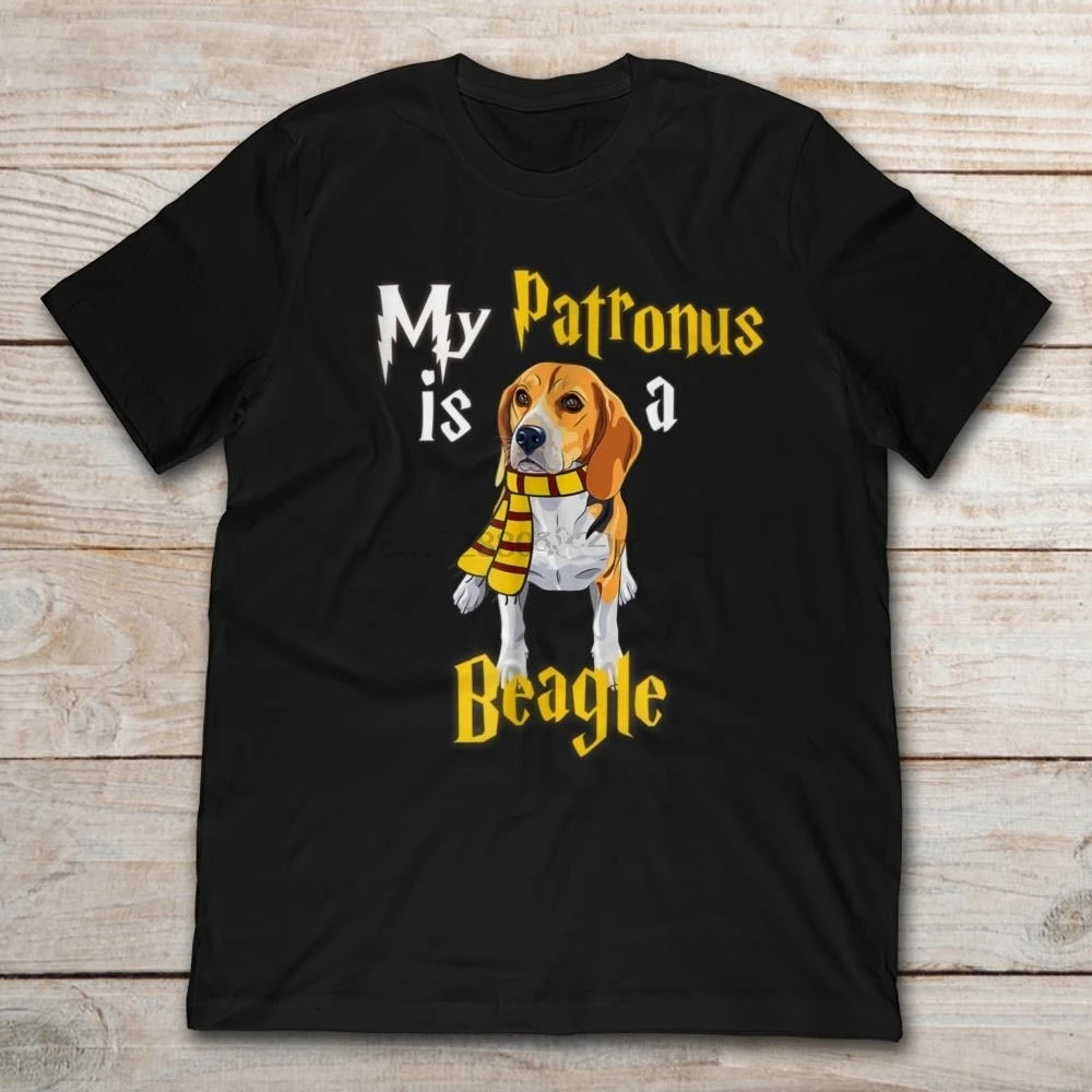 Brand My Patronus Is A Beagle T-Shirt Men Short Sleeve T-Shirt cotton tshirt men summer fashion t-shirt euro size