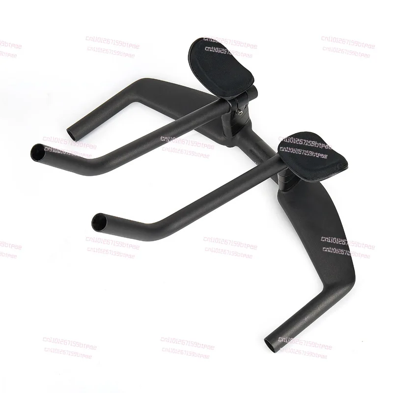 حشية 15 درجة من ألياف الكربون بالكامل كسر الذبابة الميتة مقبض TT مقبض مسند الدراجة على الطريق مقبض ميداني #2