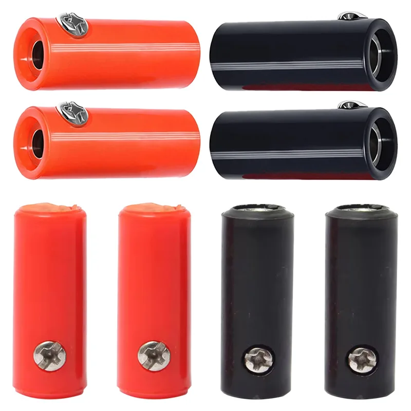 10Pcs Red+Black 4mm Banana Plug Female Jack 4mm Banana Socket Test Connector with Screw