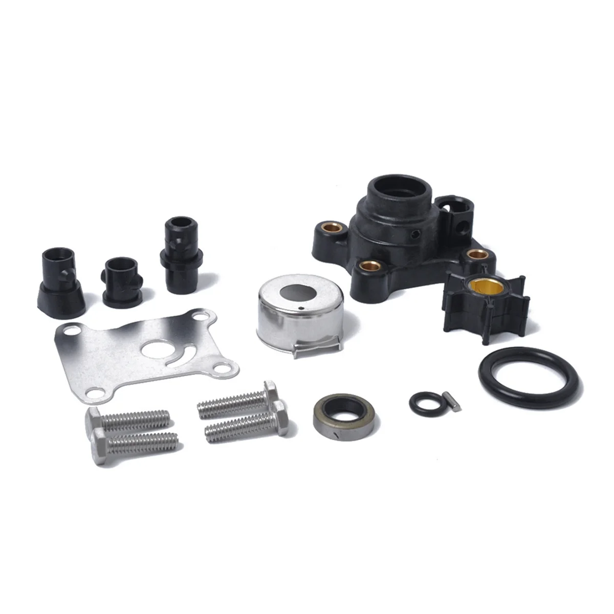 Outboard Motors Water Pump Impeller Repair Kit 394711 for Evinrude Johnson 394711 9.9hp 15hp