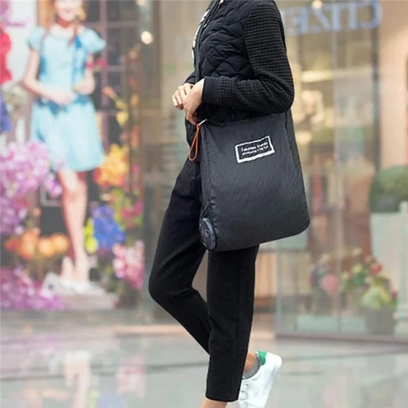 Mini bolsa de mercado plegable portátil, bolsas de almacenamiento, disco pequeño multifuncional, bolsas de compras reutilizables para supermercado