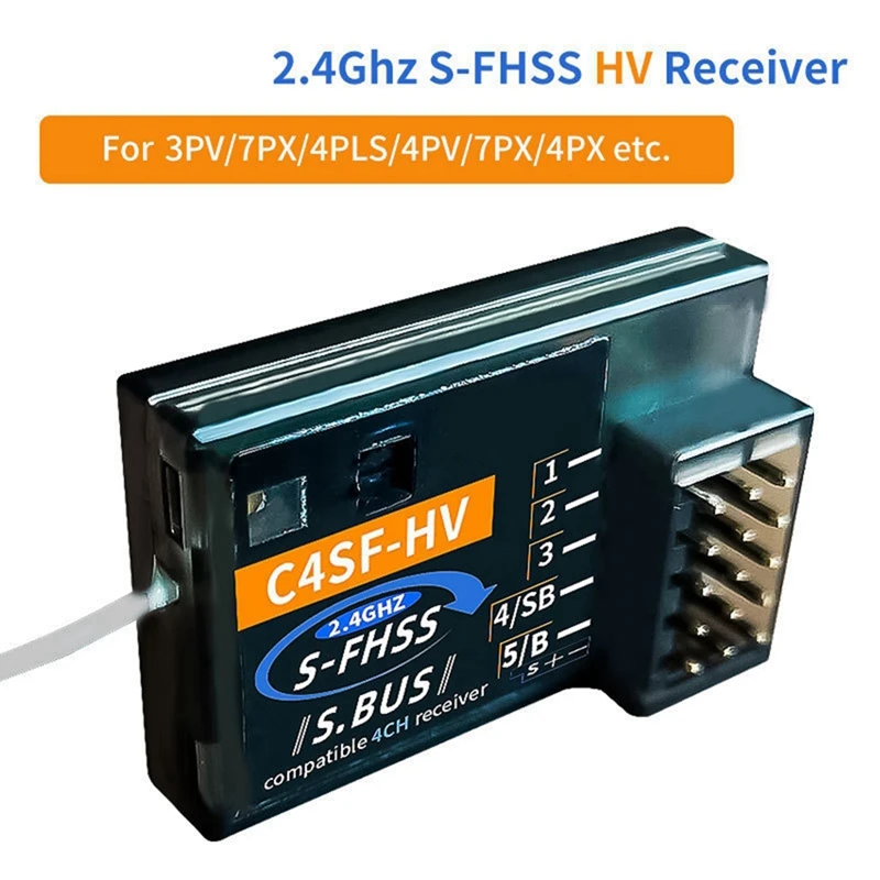 Y51A C4SF--Anti-Splash-C4SF-Receiver-C4SF-Receiver-2.4Hz-SBUS-3PV-4PLS-4PV-4PX-Is-Used-Remote-Control-Car-Drift-Components