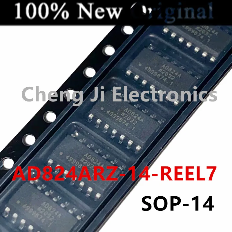 

5PCS/Lot AD824ARZ-14-REEL7 AD824ARZ-14 AD824A SOIC-14 、 AD826ARZ-REEL7 AD826AR New original operational amplifier