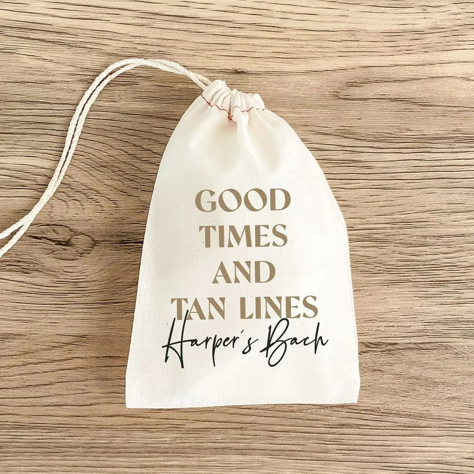 Good Times and Tan Lines - Bachelorette Party - Hangover Kit Bags - Hangover Recovery Kit - Survival Kit - Custom Gift - Palm Sp