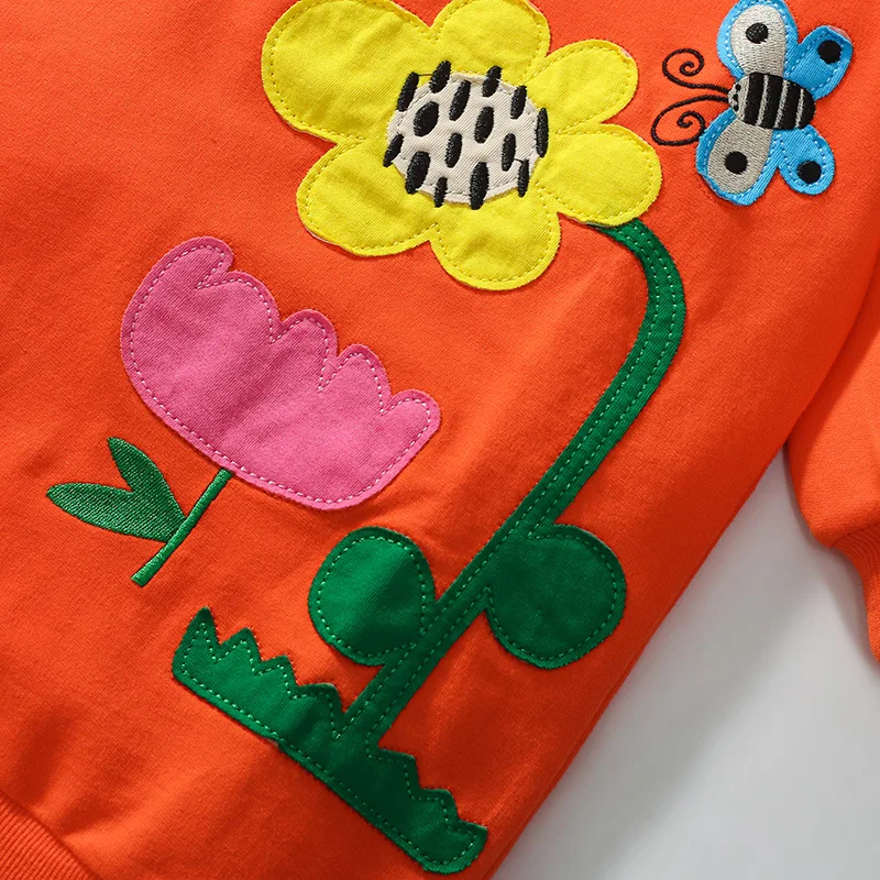 

Girls' Sweatshirt Set for Toddlers and Young Children, Cute Long Sleeve Autumn Outfit for Kids