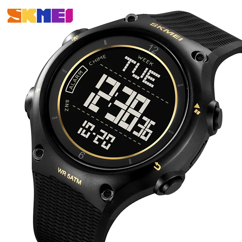 SKMEI 2161 Men Multifunction Watches Military 5Bar Waterproof Digital Watch Relogio Masculino Fashion Outdoor Sport Watch