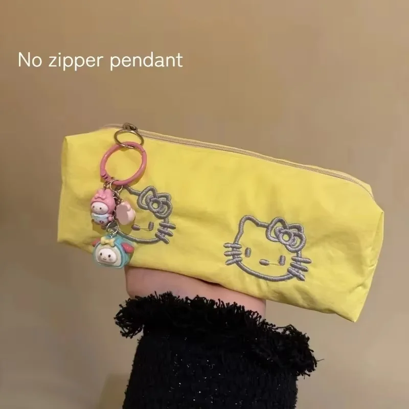 

Милый мультфильм аниме товары Hello Kitty японская вышивка мультфильм высокая эстетичная цена простая и нишевая студенческая сумка для хранения