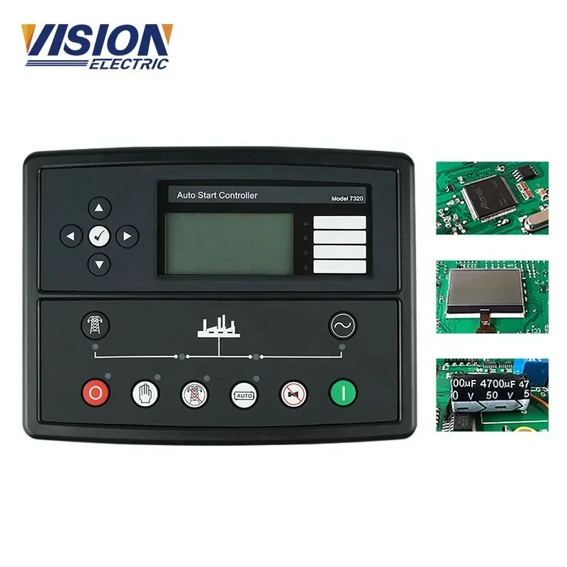 Replace For Deep sea Electronics 7320 Auto Mains Utility Failure Heated Generator Controller