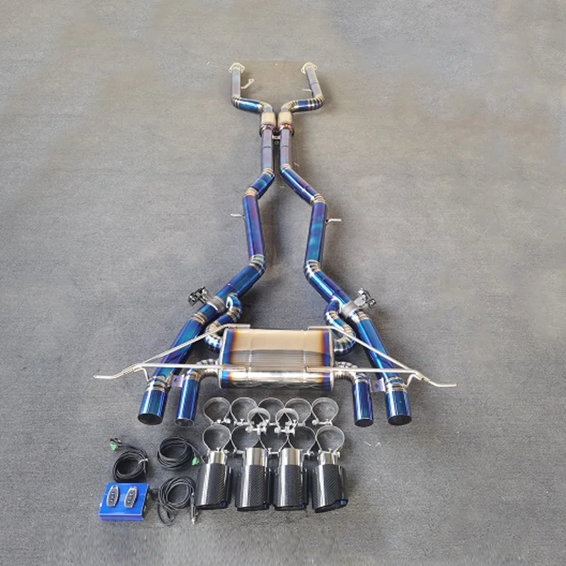 Performance Titanium Alloy Exhaust Catback For BMW M3 M4 G80 G82 Exhaust Pipe System