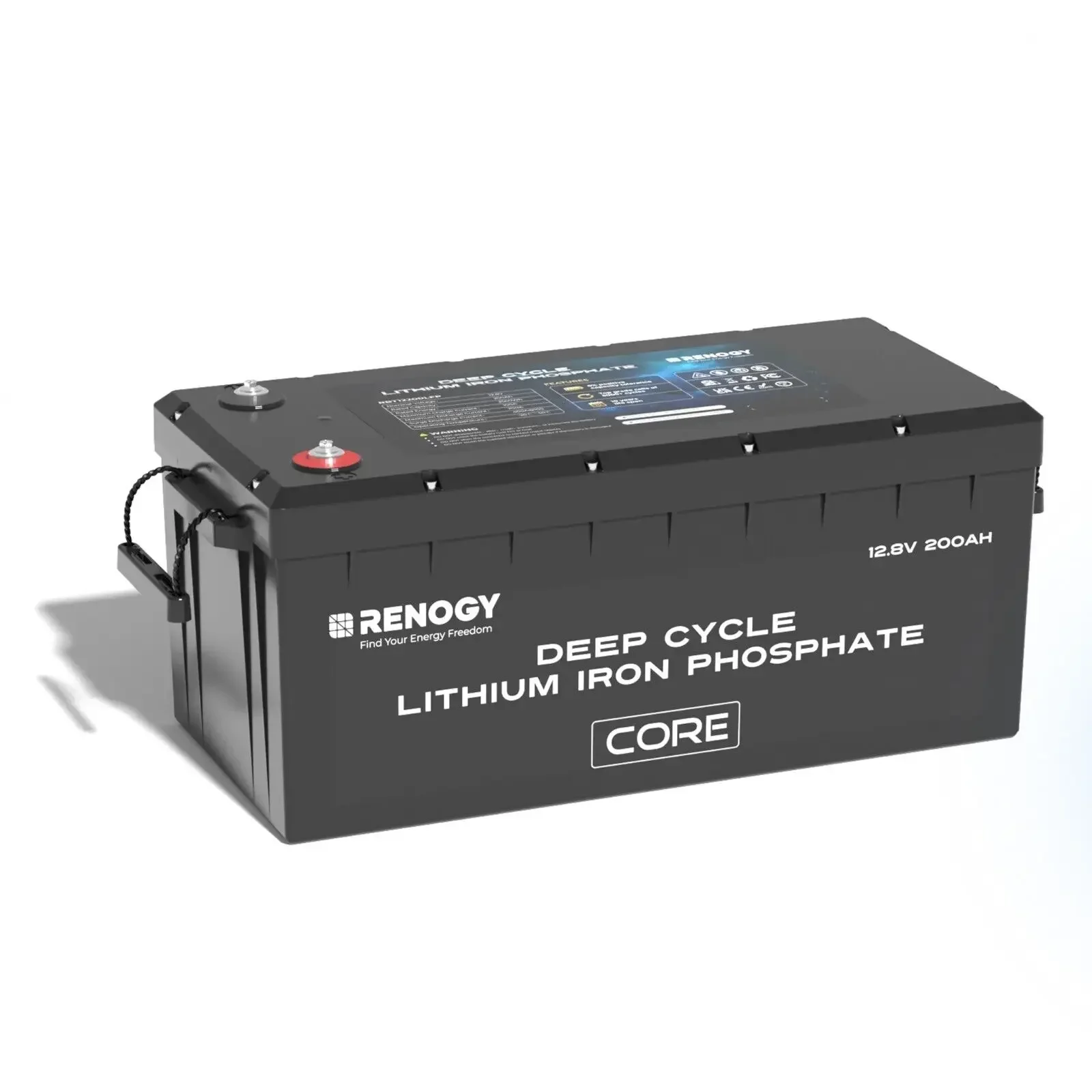 Renogy 12V/24V/48V 200Ah Core Series Deep Cycle Lithium Iron Phosphate Battery