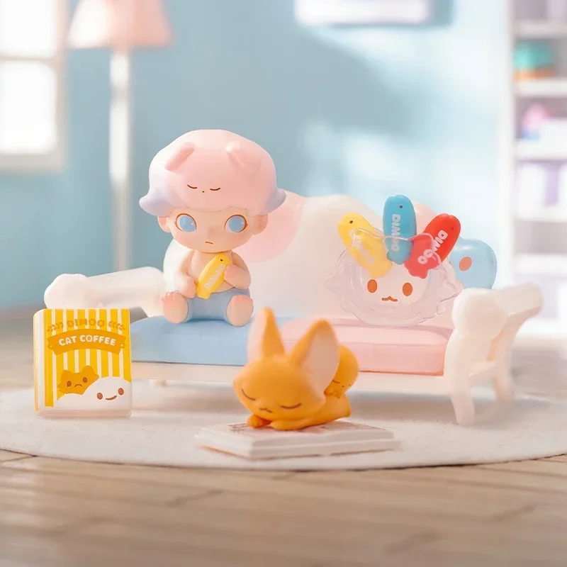 

Pop Mart Dimoo Cat Paradlse Series Blind Box Mystery Box Guess BagAnime Figure Cute Toys Doll Desktop Ornaments Collection
