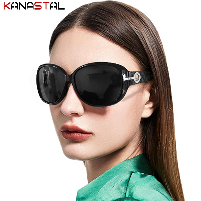 Women\'s Polarized Sunglasses UV400 Anti Reflex Men Sun Glasses Polygon Eyeglasses Frame Beach Travel Fashion PC Shade Eyewear