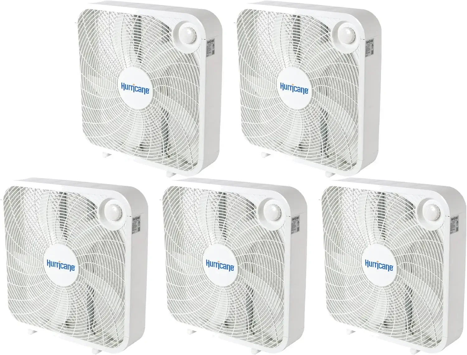 

20 Inch Classic Series Floor Box Fan, Indoor Home Cooling Unit with 3 Speed Settings and Floor Mounting Construction