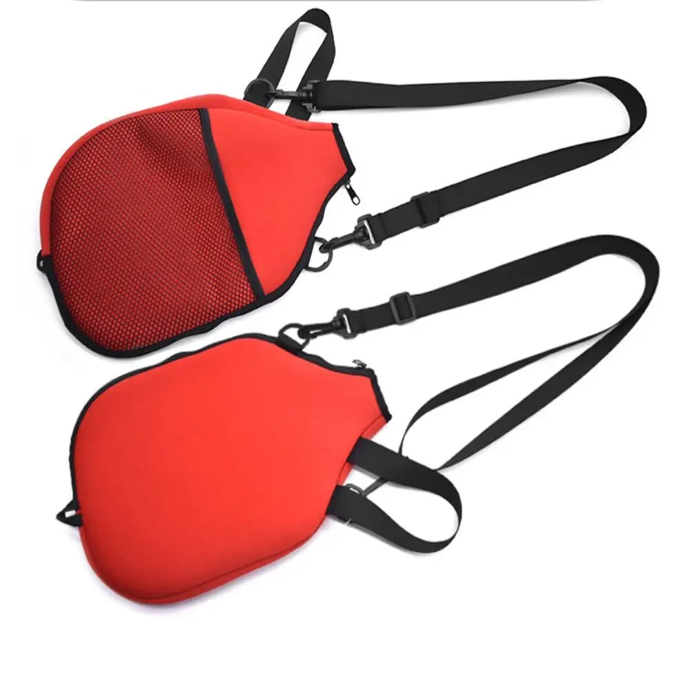 

Neoprene Pickleball Racket Sleeve with Crossbody Strap Lightweight Pickleball Paddle Cover Waterproof Portable Protective Case
