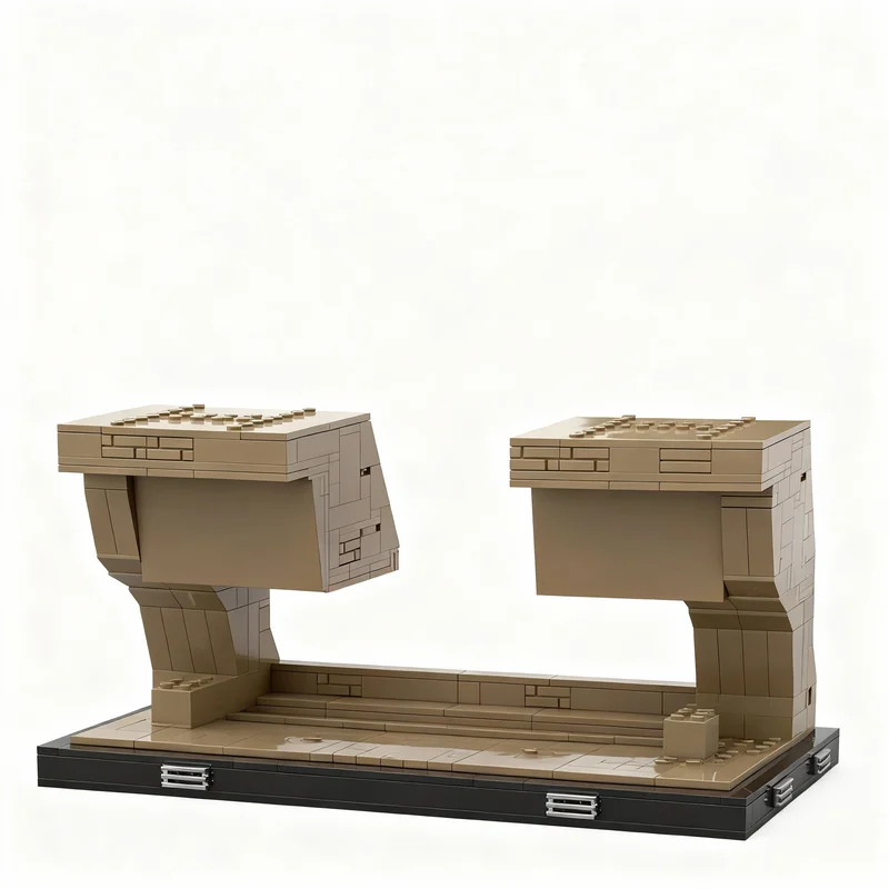 

619PCS MOC Creative Model Dune Duel On Arrakeen Diorama Building Blocks DIY Assembly Building Blocks Display Gift Birthday Set