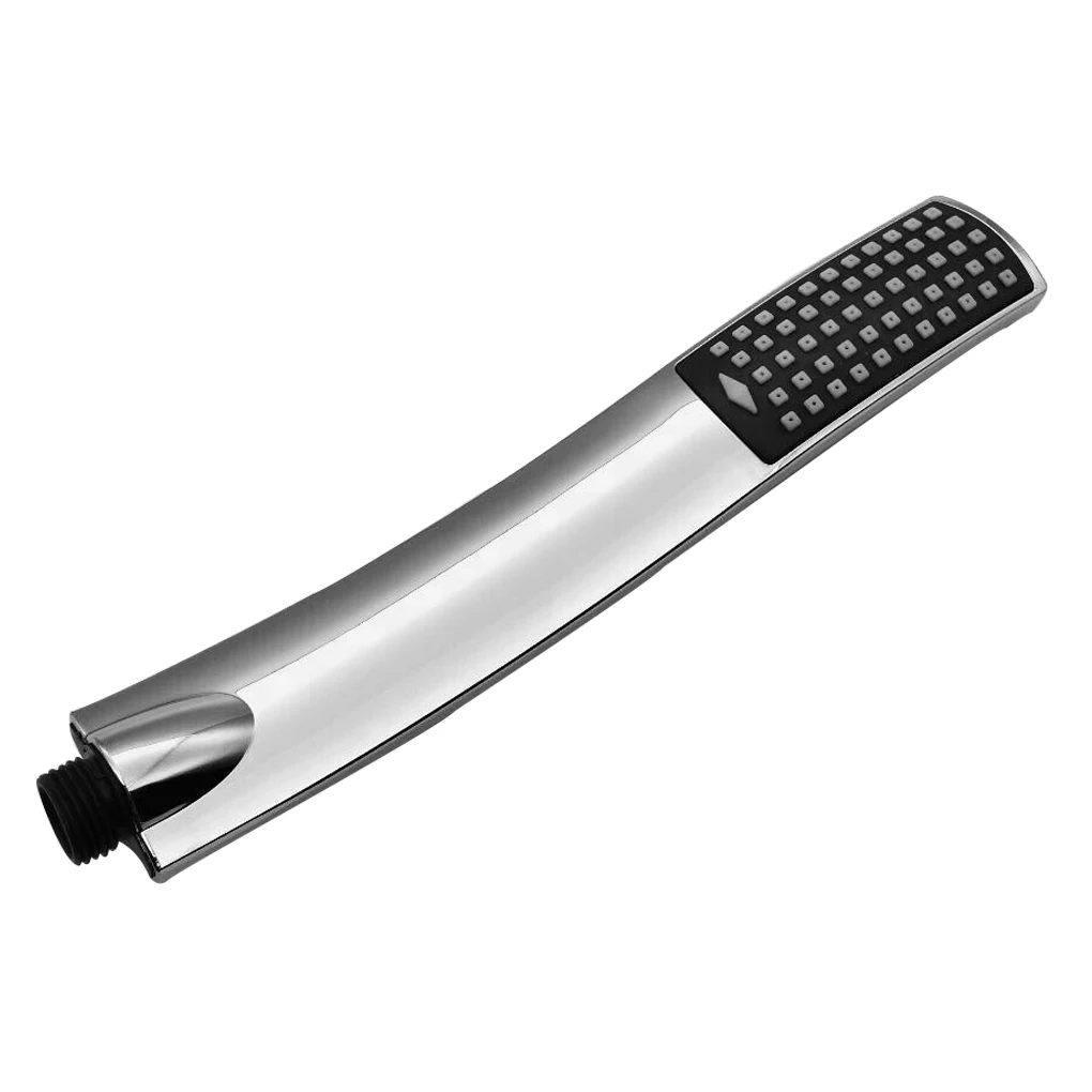 

High pressure S-shaped rectangular rainwater shower head filter adjustable handheld electroplating spray for water bath shower