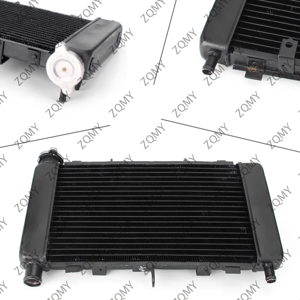 Motorcycle Cooler Radiator Cooling Assembly For YAMAHA FZ6 FZ6N FZ6S 2006 2007 2008 2009 2010 Aluminum Alloy