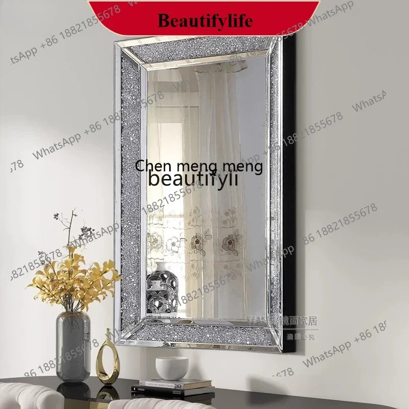 

G153 Modern bathroom mirror Rectangle wall-mounted toilet vanity mirror Wall-mounted full-length mirror