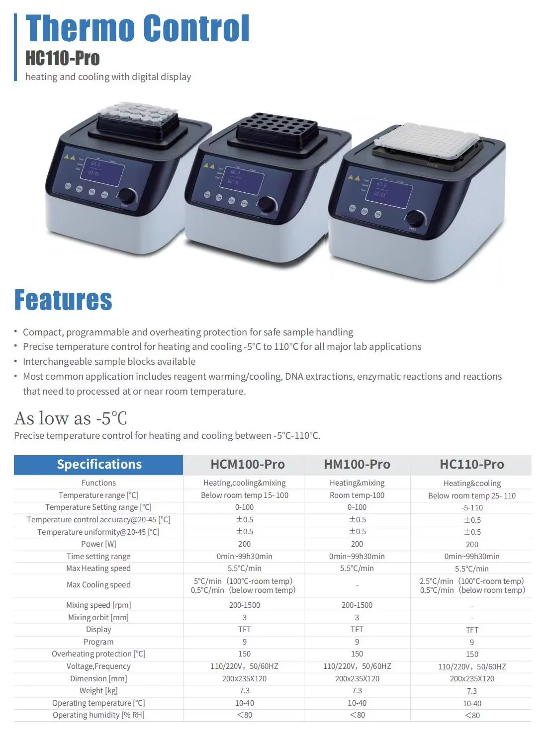 Cooling Thermo Dry Bath Tube Microplate Shaker Laboratory Mini Thermo Shaker Incubator Heating, Cooling & Mixing