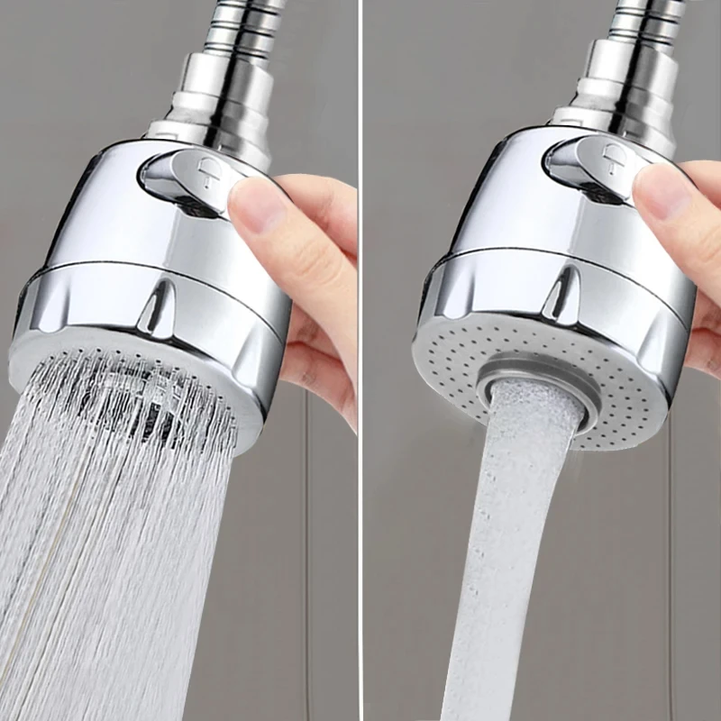 Kitchen gadgets 2/3 Mode Faucet 360 Degree Rotation Filter Extension Tube Shower Water Saving Tap Universal Kitchen Accessories