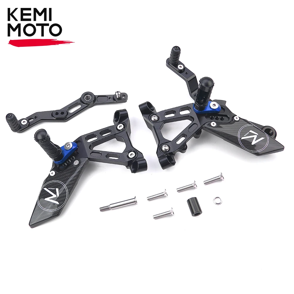 Para BMW S1000RR 2019 2020 2021 2022 clavijas de pie palanca de cambios Kit de freno juegos traseros Pedal de elevación accesorios traseros ajustables