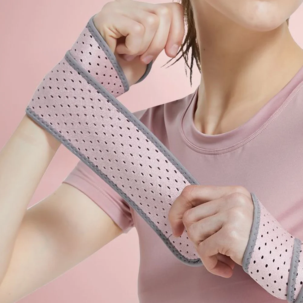 

1Pair Breathable Wrist Support Brace Volleyball Sports Protector Adjustable Elastic Lightweight Wristband for Women Workout Game