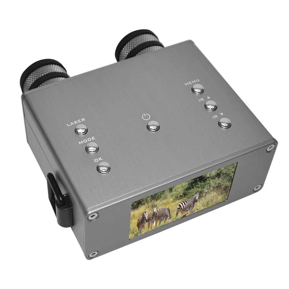 K02 4K UHD Aluminum Alloy Binocular Telescope 36M Pixels 8X Digital Zoom 600M Infrared Night Vision for Hunting Camping