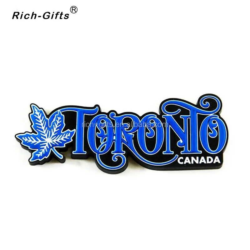 Personalized Soft Rubber Souvenir, Wholesale, Canada Fridge Magnet