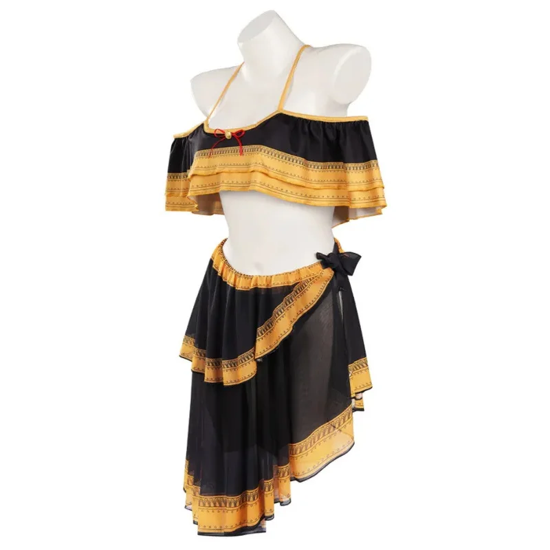 g'7,n\5;e,8\v,5/Anime Spy X Family Anya Forger Cosplay Costume Swimsuit Slip Dress Summer Skirt Sexy Uniform Swimwear f;4'v.7/n\ view 3