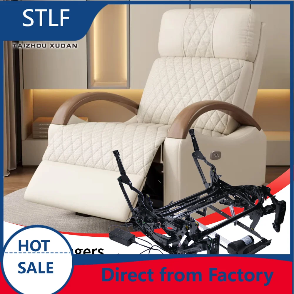 stlf  Electric Motorized Recliner Sofa Mechanism Iron Frame Modern Design for Dining Living Room Use Adjusts Footrest Backr