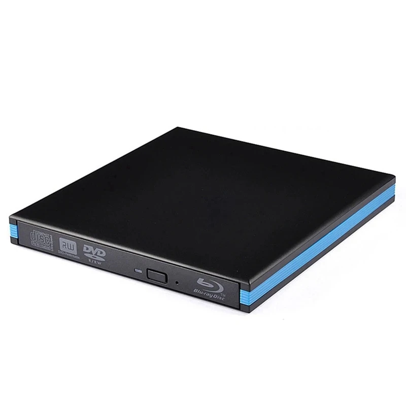 Zewnętrzny napęd Blu-Ray USB 3.0, nagrywarka i odtwarzacz CD DVD, czytnik dla Windows PC Laptop — 2