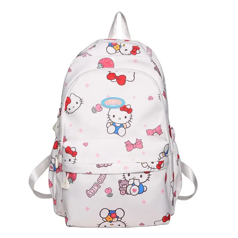 

Sanrio Melody Cinnamoroll Babycinnamoroll Hello Kitty Универсальный школьный рюкзак студенческий женский рюкзак с граффити водонепроницаемый рюкзак