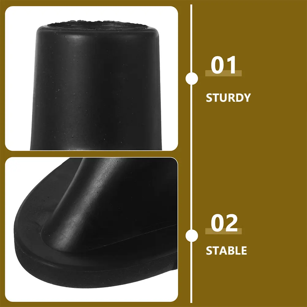 6 قطعة حقيبة جولف حامل قدم استبدال منصات القدم المطاطية مستقرة عدم الانزلاق حقيبة جولف الساق حماة حامل إصلاح أجزاء الملحقات #4