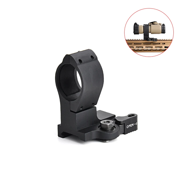 Tactical Red Dot Mount Quick Detach Riser Base Metal Scope Clamp Holder Fit 20mm Picatinny Rail Airsoft Hunting Accessory