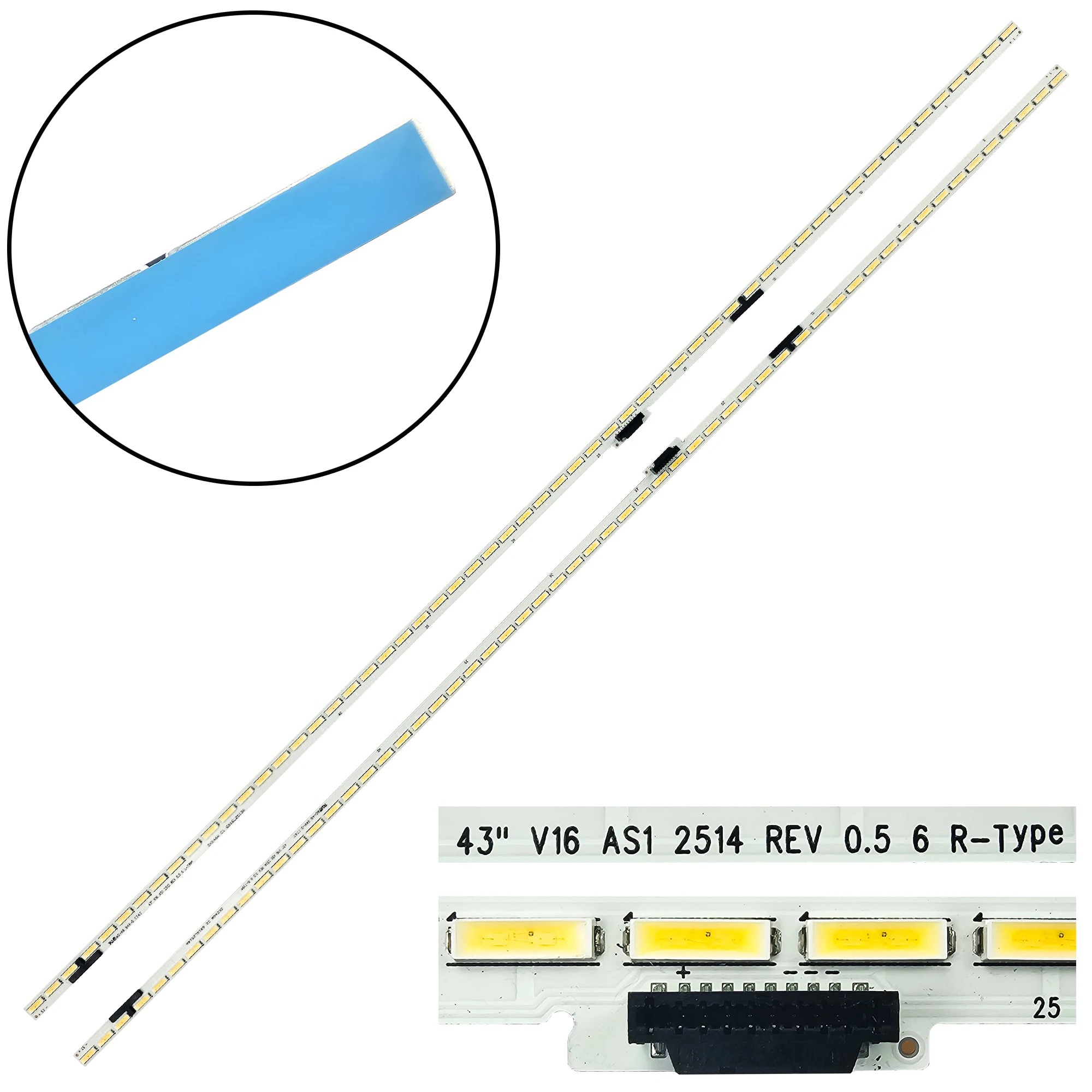 LED Strip For 43UH750V 43UH755V 43UH7500 43UH7507 43UW950H 43UH7509  LC430EGG-DJM2 6916L2513A 6916L2514A 6922L-0204A