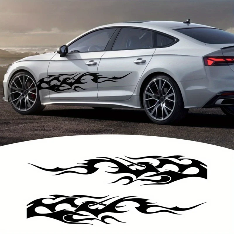 

1Universal Vinyl Flame Pattern Side Sticker